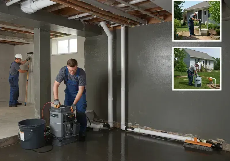 Basement Waterproofing and Flood Prevention process in Bourbonnais, IL